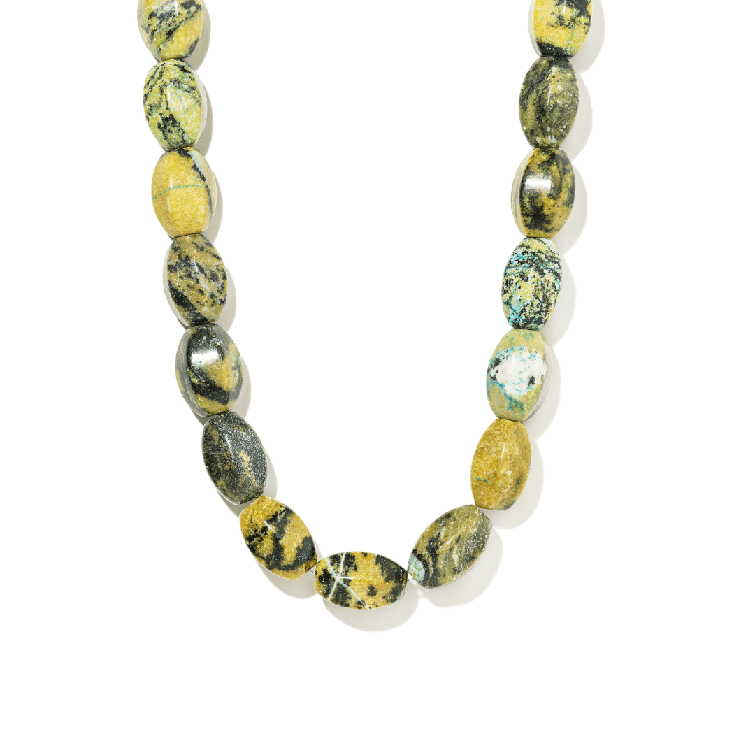 GOLDEN TURQUOISE TERRA NECKLACE - COLLARES - Malandra Jewelry - TC2128