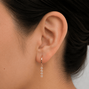 Golden Twinkle Earrings Set - ARETES - Malandra Jewelry - ZYA23