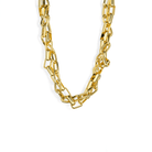 GOLDEN TWIST SHORT CHAIN NECKLACE - COLLARES - Malandra Jewelry - TC1987