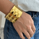 GOLDEN WAVE BRACELET - PULSERAS - Malandra Jewelry - EUWP288-JDB0108014