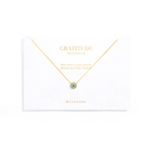 GRANATE GREEN GRATITUDE NECKLACE - COLLARES - Malandra Jewelry - TC1981