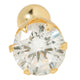 GRAND GOLD ZIRCONIA PIERCING - ARETES - Malandra Jewelry - EOBA24-eh5626