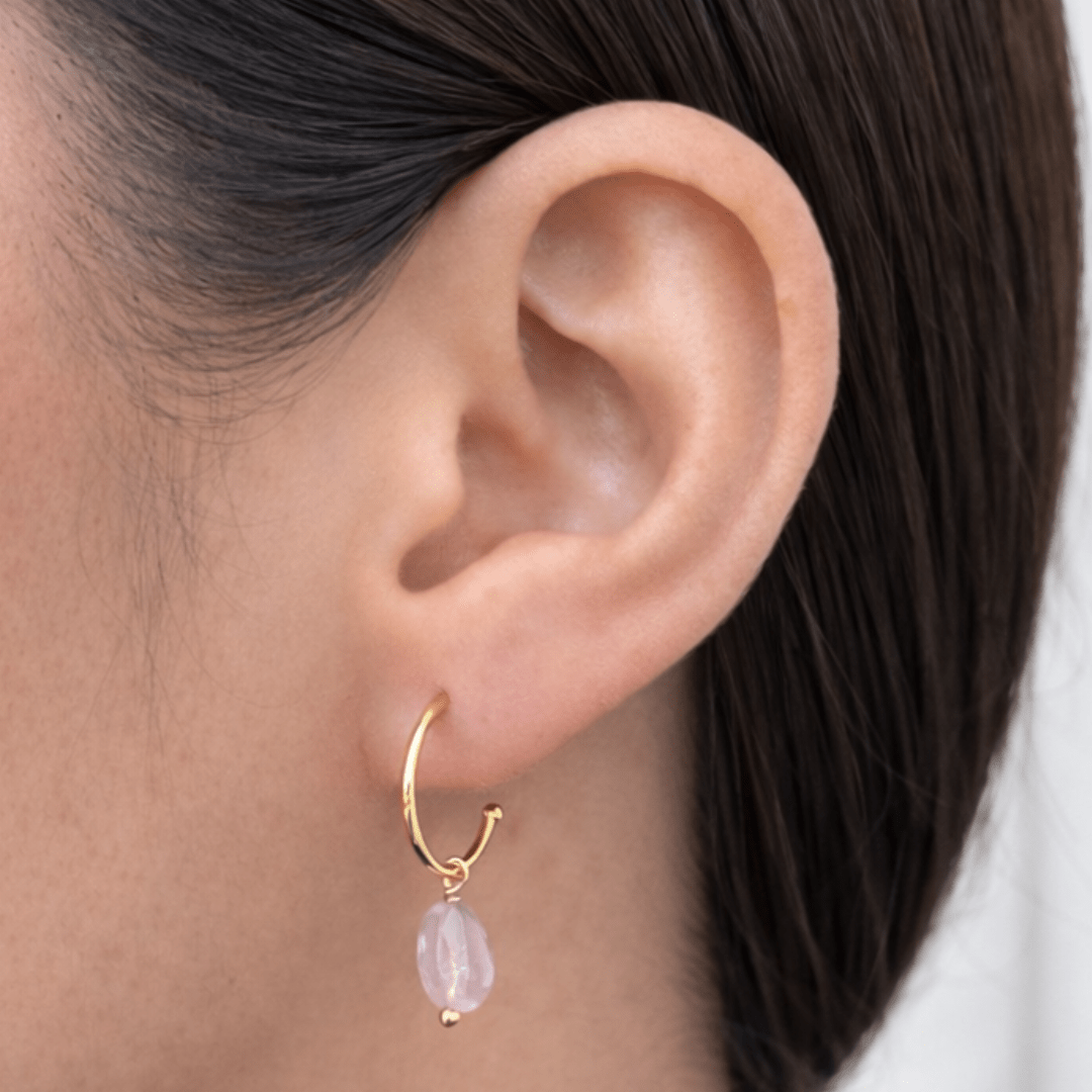 GRATITUDE AMETHYST EARRINGS - ARETES - Malandra Jewelry - TA2222