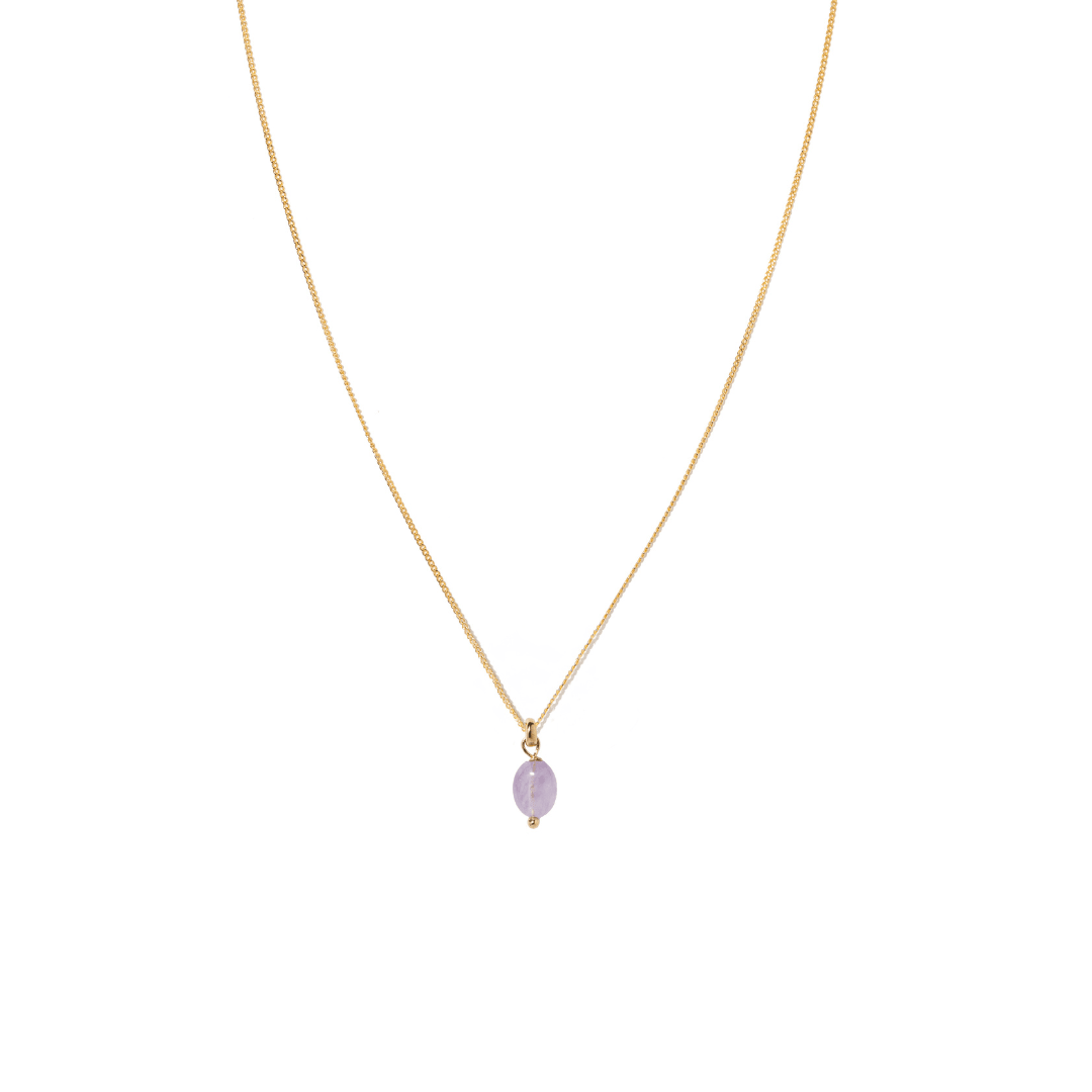 GRATITUDE AMETHYST NECKLACE - COLLARES - Malandra Jewelry - TC2221