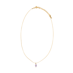 GRATITUDE AMETHYST NECKLACE - COLLARES - Malandra Jewelry - TC2221