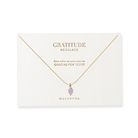 GRATITUDE AMETHYST NECKLACE - COLLARES - Malandra Jewelry - TC2221