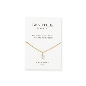 GRATITUDE BAROQUE PEARL BRACELET - PULSERAS - Malandra Jewelry - TP2274