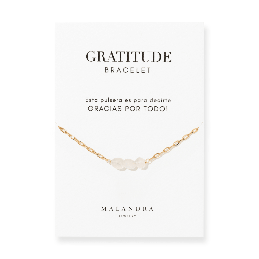 Gratitude Blush Cluster Bracelet - PULSERAS - Malandra Jewelry - TP2638