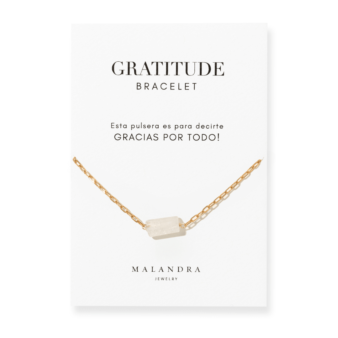 Gratitude Citrine Bracelet - PULSERAS - Malandra Jewelry - TP2640