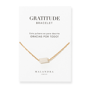 Gratitude Citrine Bracelet - PULSERAS - Malandra Jewelry - TP2640