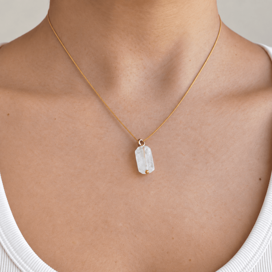 Gratitude Citrine Necklace - COLLARES - Malandra Jewelry - TC2635