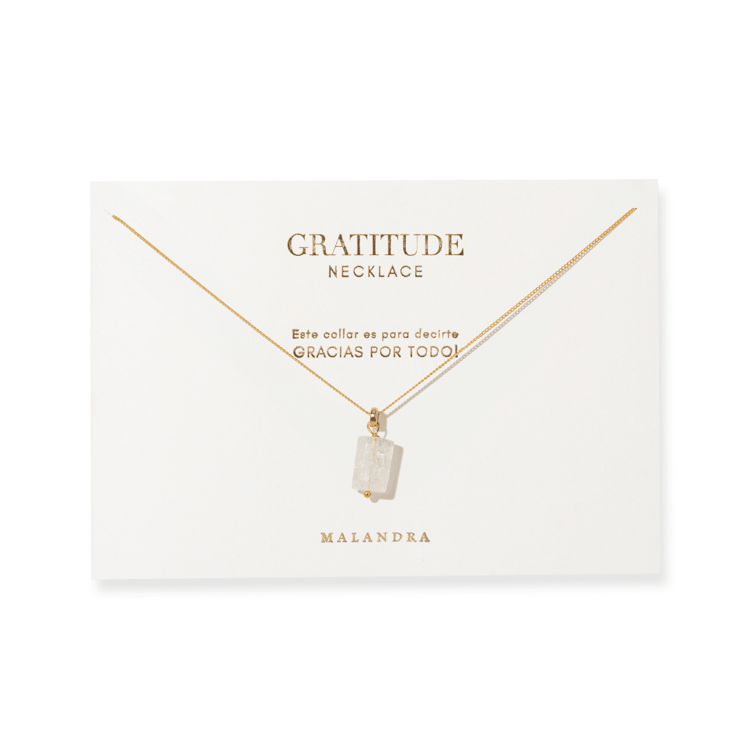 Gratitude Citrine Necklace - COLLARES - Malandra Jewelry - TC2635