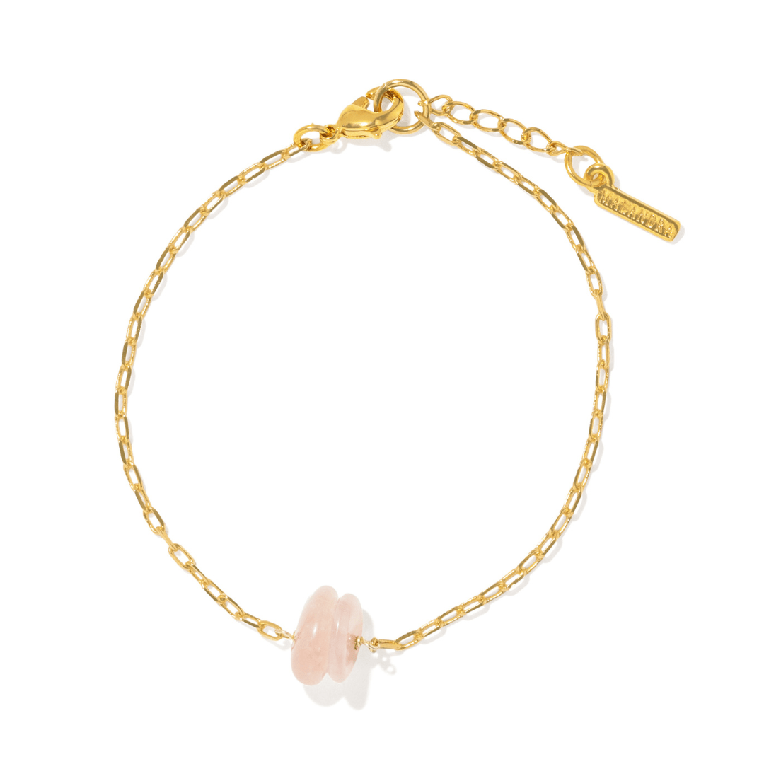 Gratitude Cotton Quartz Bracelet - PULSERAS - Malandra Jewelry - TP2637