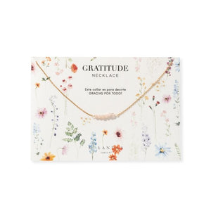 GRATITUDE LIGHT SUNSTONE NECKLACE - COLLARES - Malandra Jewelry - TC2369