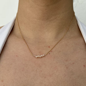GRATITUDE LIGHT SUNSTONE NECKLACE - COLLARES - Malandra Jewelry - TC2369