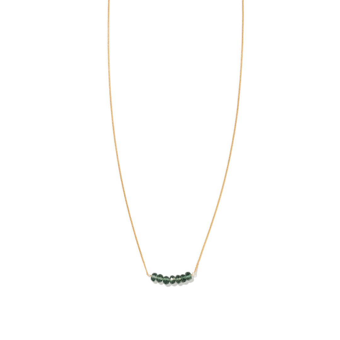 GRATITUDE LOVE HESSONITE NECKLACE - COLLARES - Malandra Jewelry - TC2323