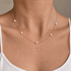 Gratitude Love Pearl Necklace - COLLARES - Malandra Jewelry - TC2284