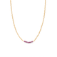 GRATITUDE LOVE RUBY NECKLACE - COLLARES - Malandra Jewelry - TC2339