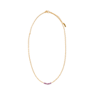 GRATITUDE LOVE RUBY NECKLACE - COLLARES - Malandra Jewelry - TC2339