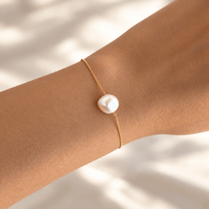 Gratitude Muse Pearl Bracelet - PULSERAS - Malandra Jewelry - TP2636