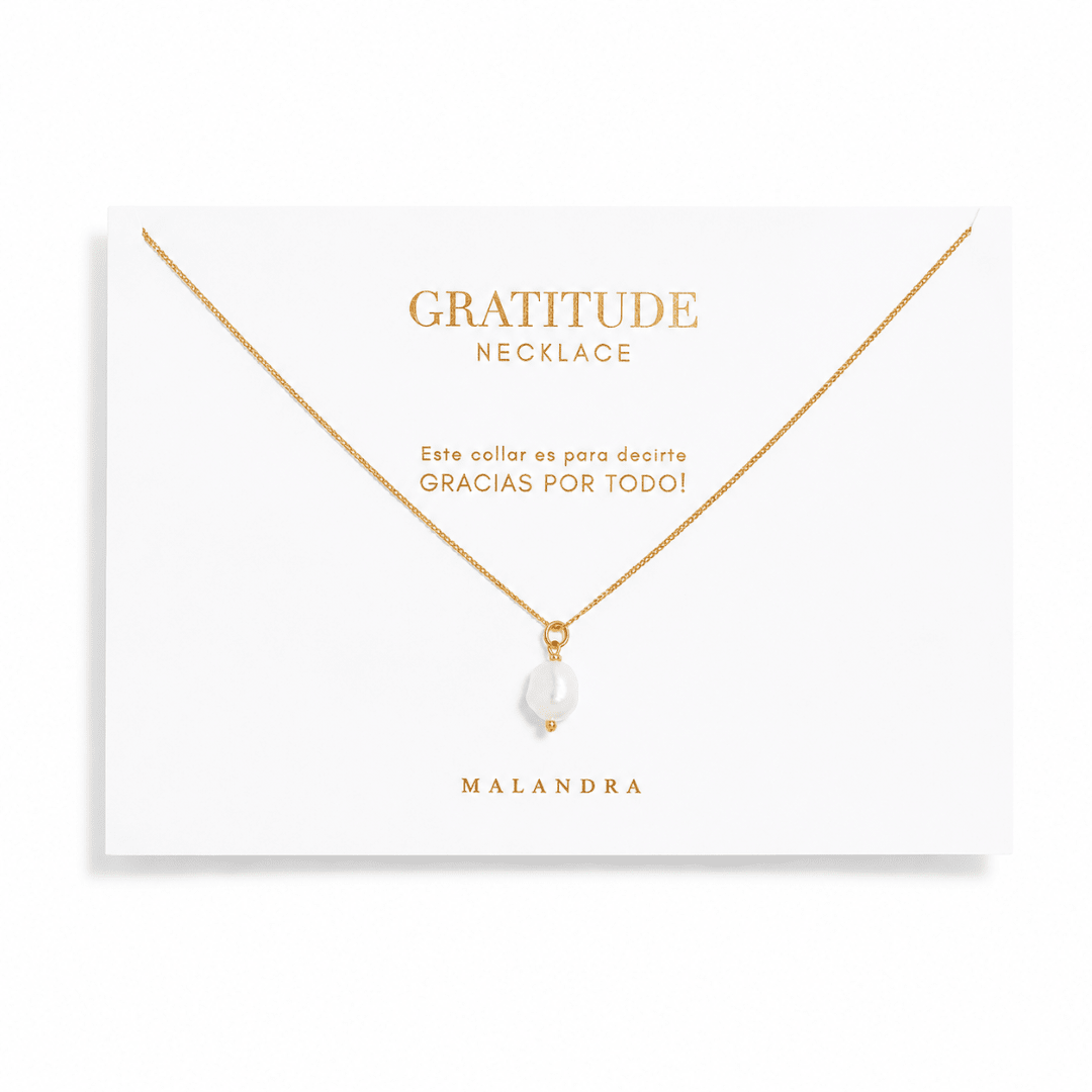 GRATITUDE NECKLACE - COLLARES - Malandra Jewelry - TC308