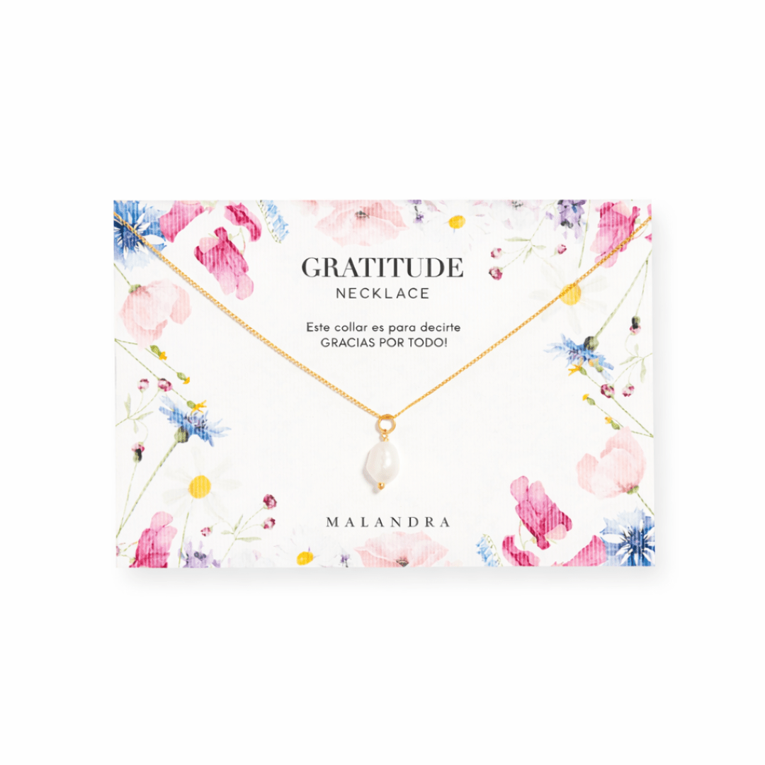 GRATITUDE NECKLACE - COLLARES - Malandra Jewelry - TC308
