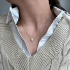 GRATITUDE PEARL DROP NECKLACE - COLLARES - Malandra Jewelry - TC2094