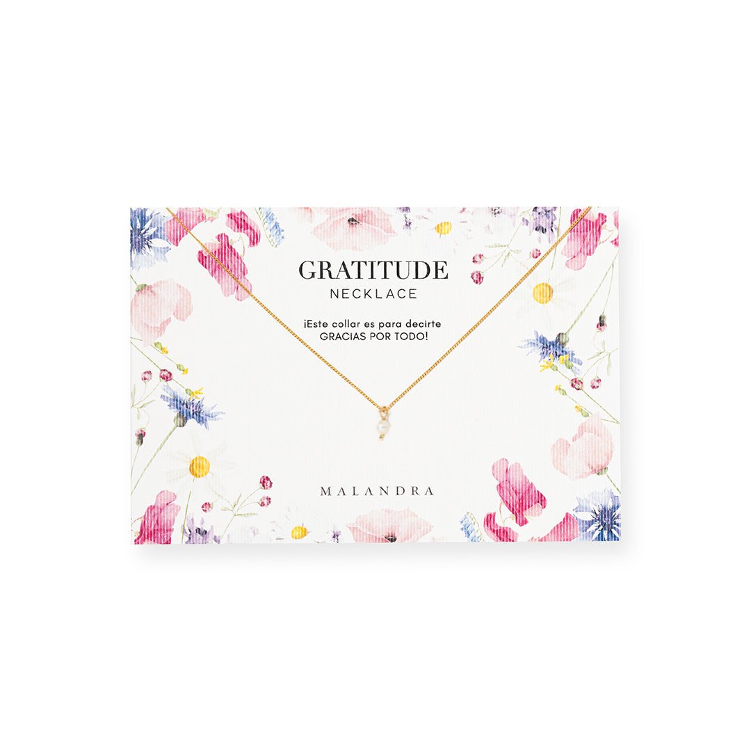 GRATITUDE PEARL LUXE NECKLACE - COLLARES - Malandra Jewelry - TC1858