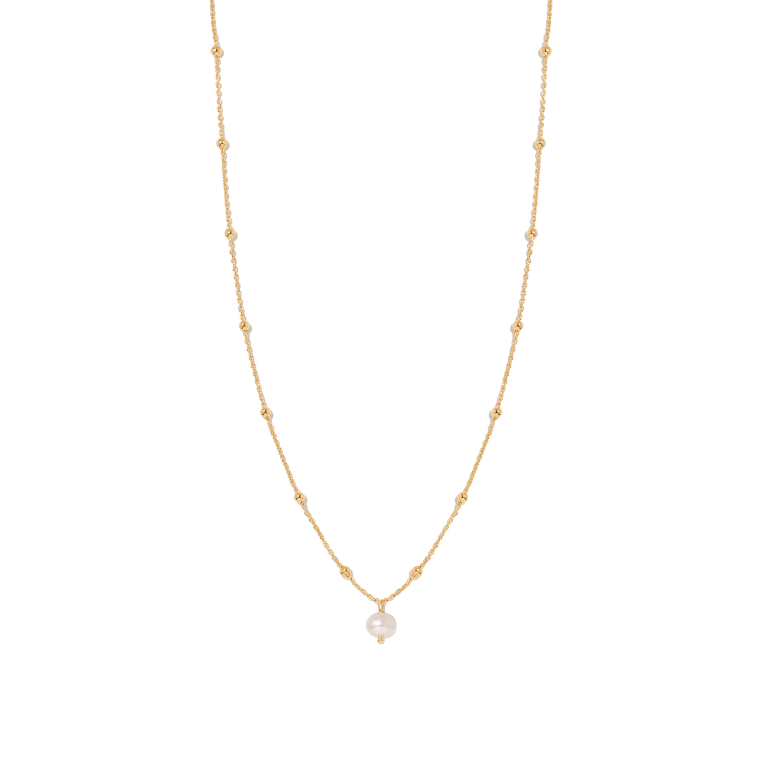 GRATITUDE PINK PEARL NECKLACE - COLLARES - Malandra Jewelry - TC2282