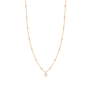 GRATITUDE PINK PEARL NECKLACE - COLLARES - Malandra Jewelry - TC2282