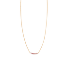 GRATITUDE PLUM TOURMALINE NECKLACE - COLLARES - Malandra Jewelry - TC2325