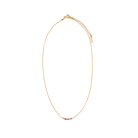 GRATITUDE PLUM TOURMALINE NECKLACE - COLLARES - Malandra Jewelry - TC2325