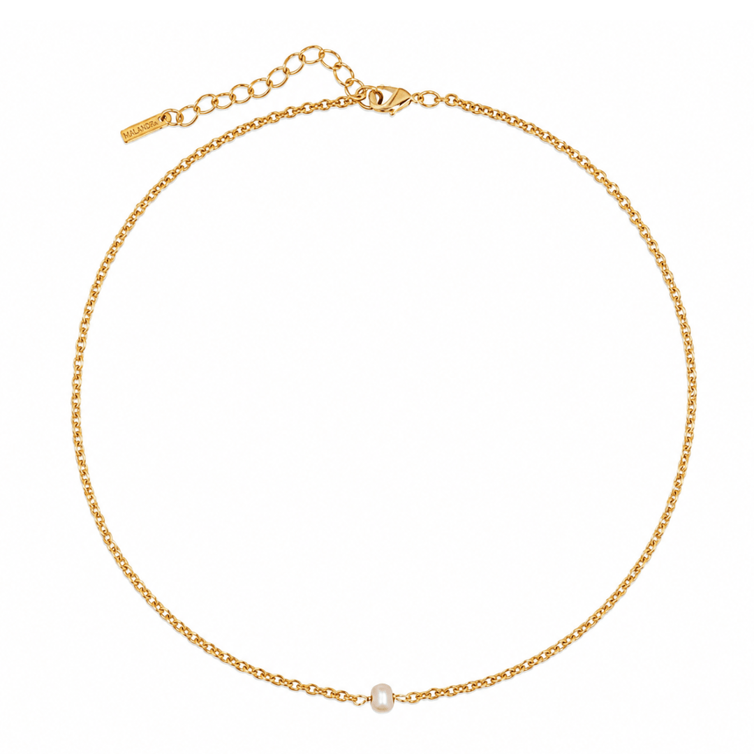 GRATITUDE ROSE PEARL NECKLACE - COLLARES - Malandra Jewelry - TC947