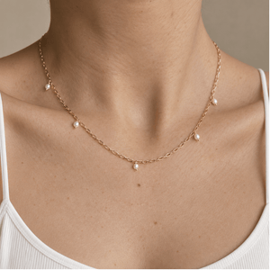 Gratitude Soft Pearl Necklace - COLLARES - Malandra Jewelry - TC2328