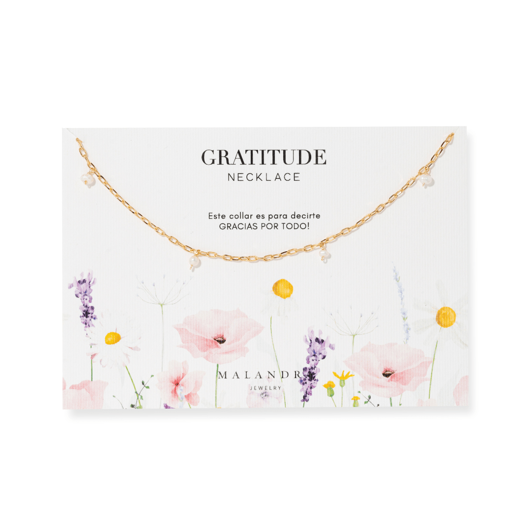 GRATITUDE SOFT PEARL NECKLACE - COLLARES - Malandra Jewelry - TC2328