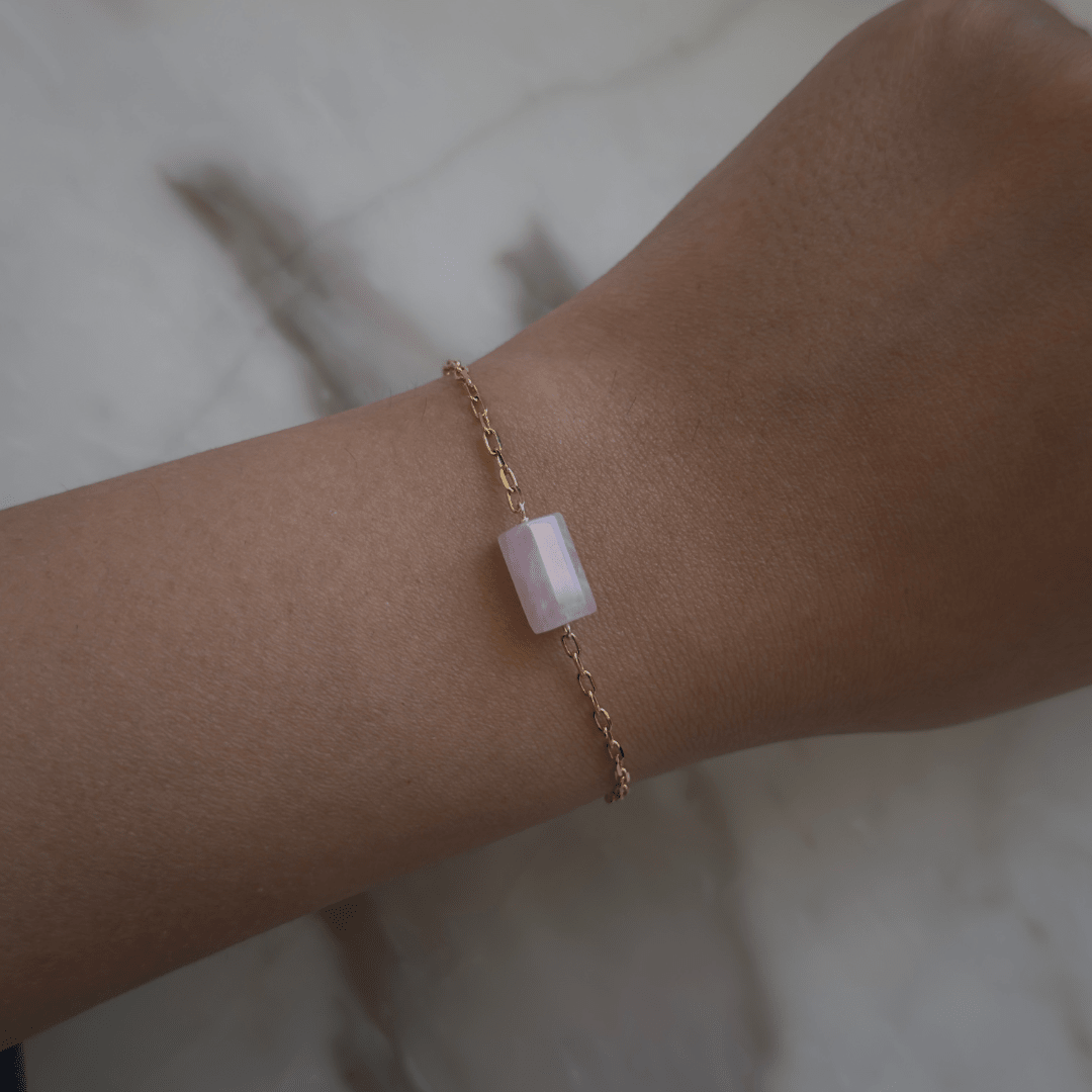 Gratitude Sweet Quartz Bracelet - PULSERAS - Malandra Jewelry - TP2639