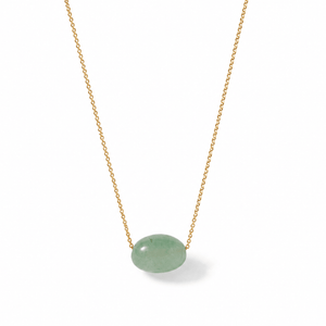 GREEN AVENTURINE GRATITUDE NECKLACE - COLLARES - Malandra Jewelry - TC885