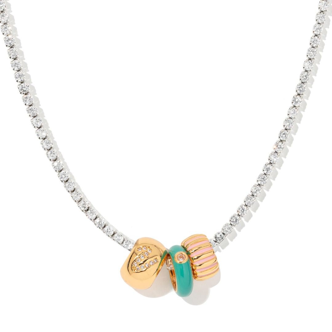 GREEN GLOW CHARM - DIJES - Malandra Jewelry - EYHD171-"Model 6  "  VERDE