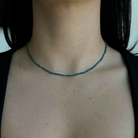 GREEN MALACHITE STONE NECKLACE - COLLARES - Malandra Jewelry - TC2305