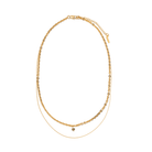 GREEN TOURMALINE LAYER GRATITUDE NECKLACE - COLLARES - Malandra Jewelry - TC2208