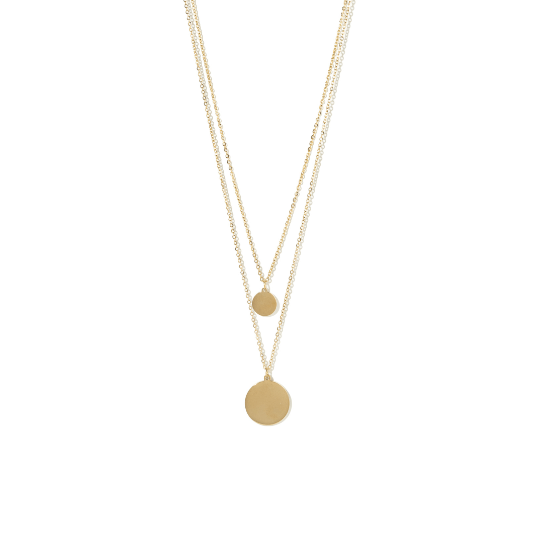 HALO DOUBLE LAYER NECKLACE - COLLARES - Malandra Jewelry - ZXC3 - X001089475