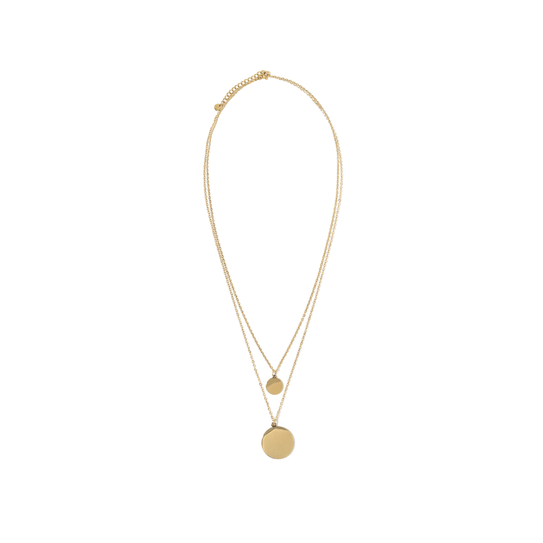 HALO DOUBLE LAYER NECKLACE - COLLARES - Malandra Jewelry - ZXC3 - X001089475