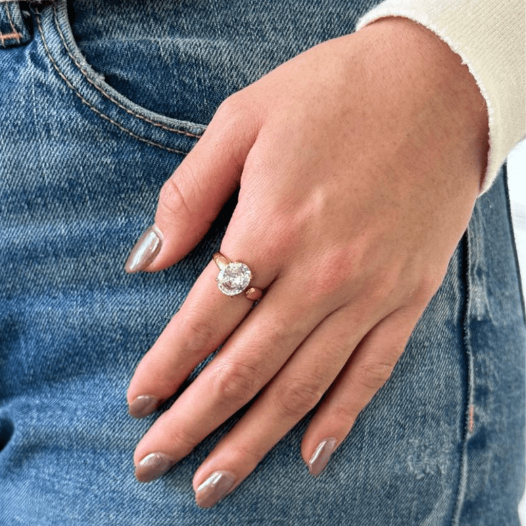 HALO GLEAM RING - ANILLOS - Malandra Jewelry - EUWR353-JDR0310008