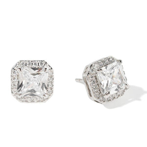 HALO GLOW SQUARE STUDS - ARETES - Malandra Jewelry - AA1587-T74988