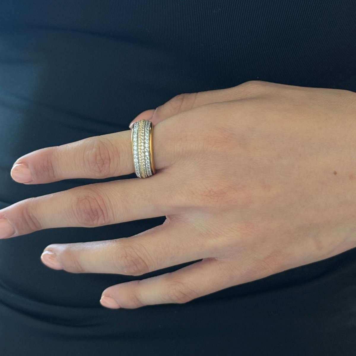 HARMONIZED FLOW RING - ANILLOS - Malandra Jewelry - EVFR49.7 - 709 - 0056B