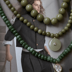 Harmony Jade Gaia Necklace - COLLARES - Malandra Jewelry - TC2714