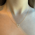 HEART LINE SERENA NECKLACE - COLLARES - Malandra Jewelry - EAWC82 - M240824000040