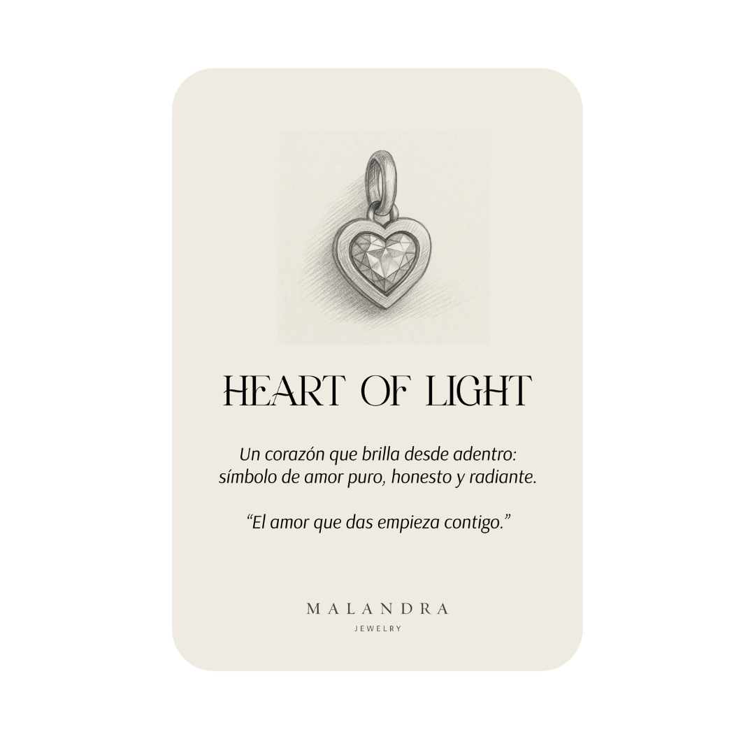 HEART OF LIGHT - DIJES - Malandra Jewelry - EYHD73-MODEL  16 SMALL CHARM