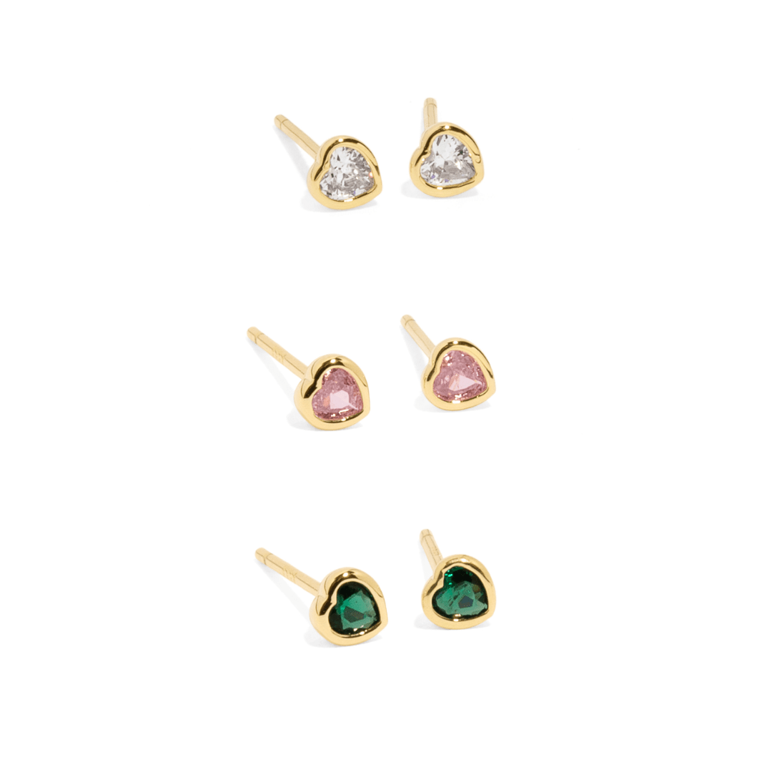 HEARTBEAT GLOW GIFT SET - ARETES - Malandra Jewelry - ZWA83-QX00861YX