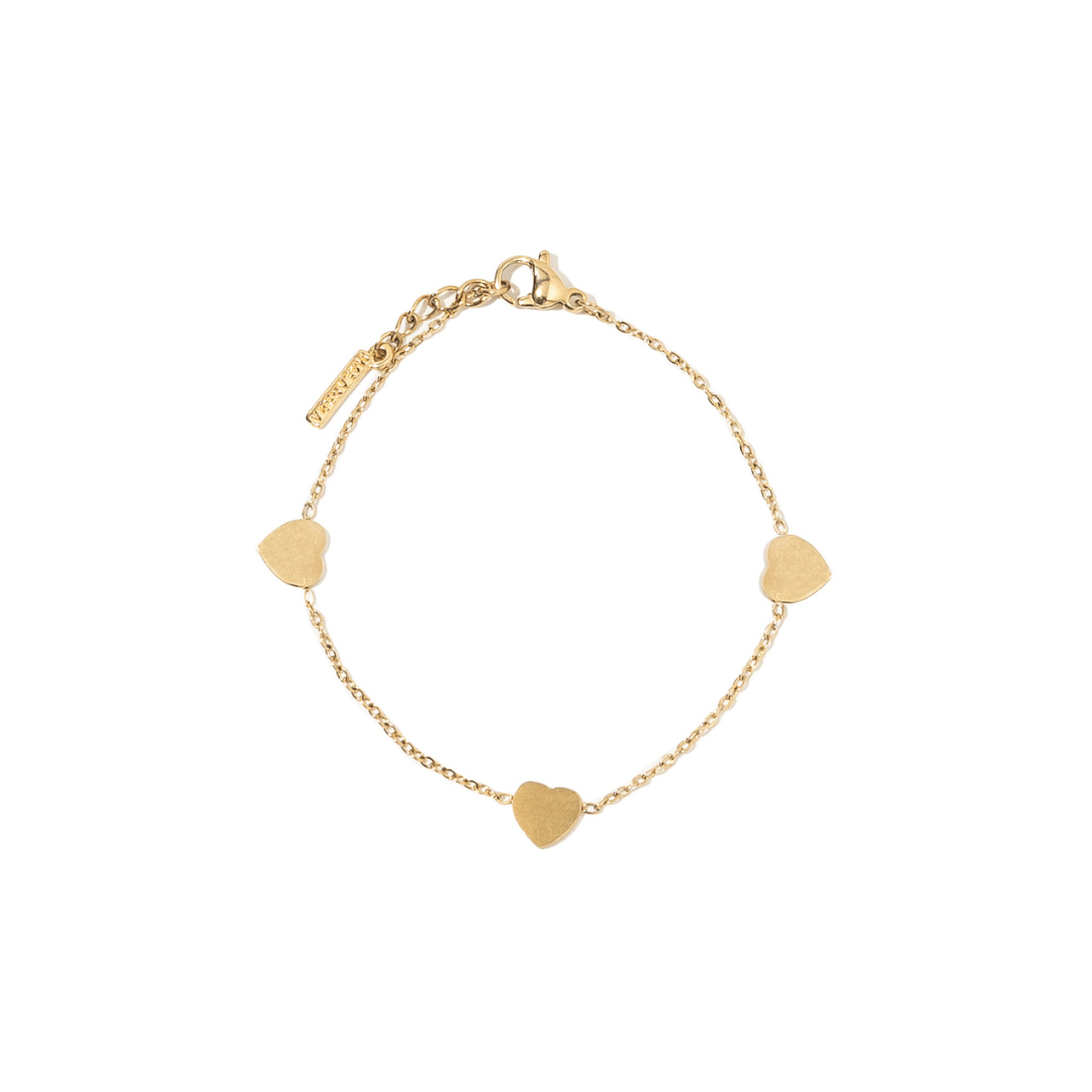 HEARTBEAT GOLD BRACELET - PULSERAS - Malandra Jewelry - ZXP10 - X001068711